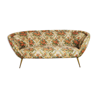 Bench basket Feet metal Compass Italy 1950/1960