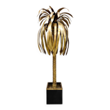 Vintage brass palm tree floor lamp Maison Jansen