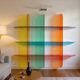 Multicoloured designer wall shelf in PMMA (plexiglass) 15 mm – 200×200×28 cm