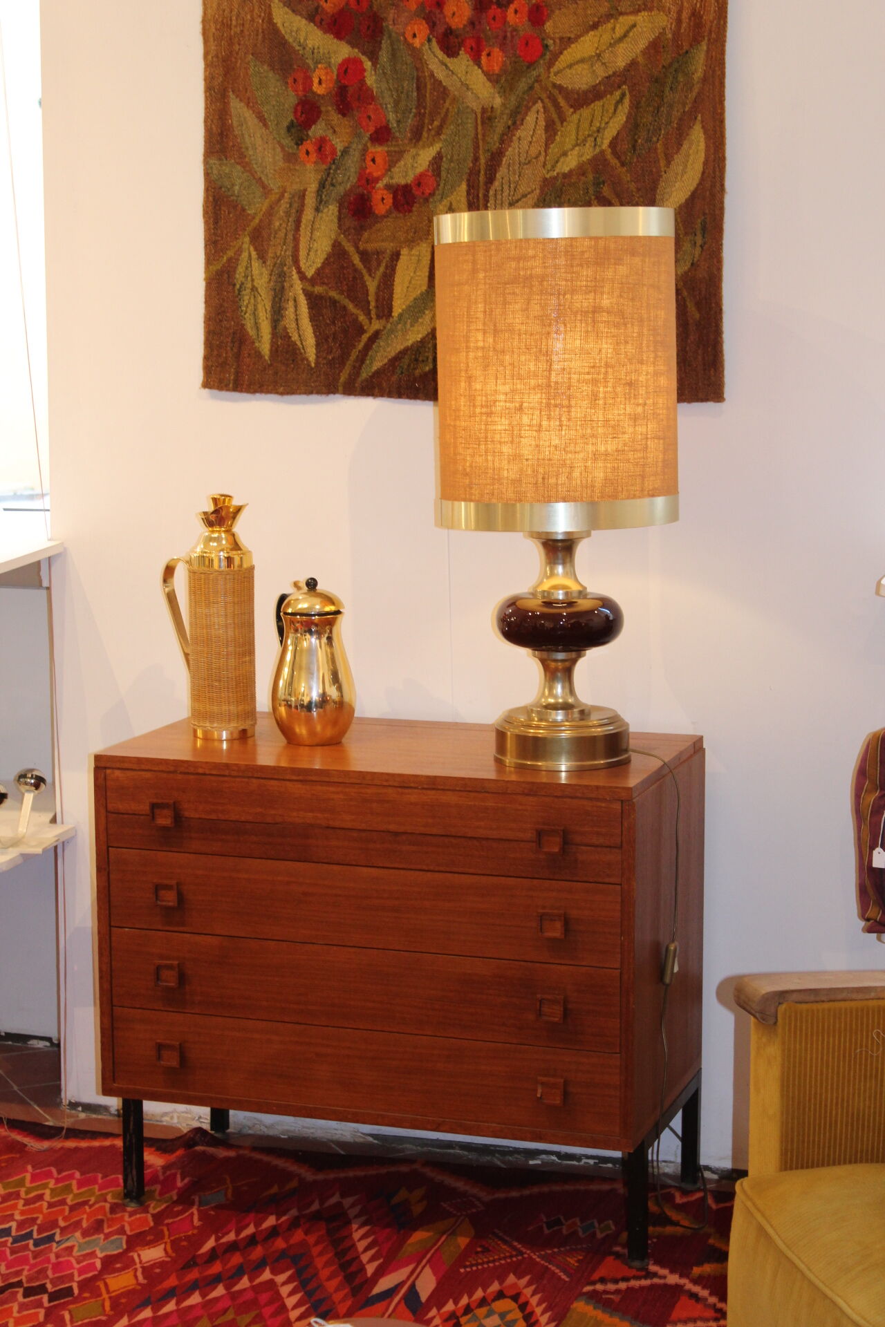 Chest of drawers dressing table years 70