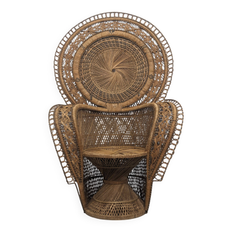 Emmanuelle rattan armchair