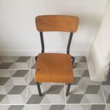 Child schoolboy chair