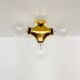 1 des 2 lampes encastrées Sputnik Gemini par Gebrüder Cosack