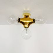 1 of 2 Sputnik Gemini Flush Lamps by Gebrüder Cosack