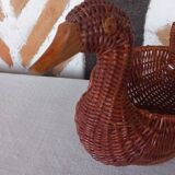Basket basket empty pockets wicker duck