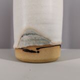 French soliflore vase in enamelled sandstone