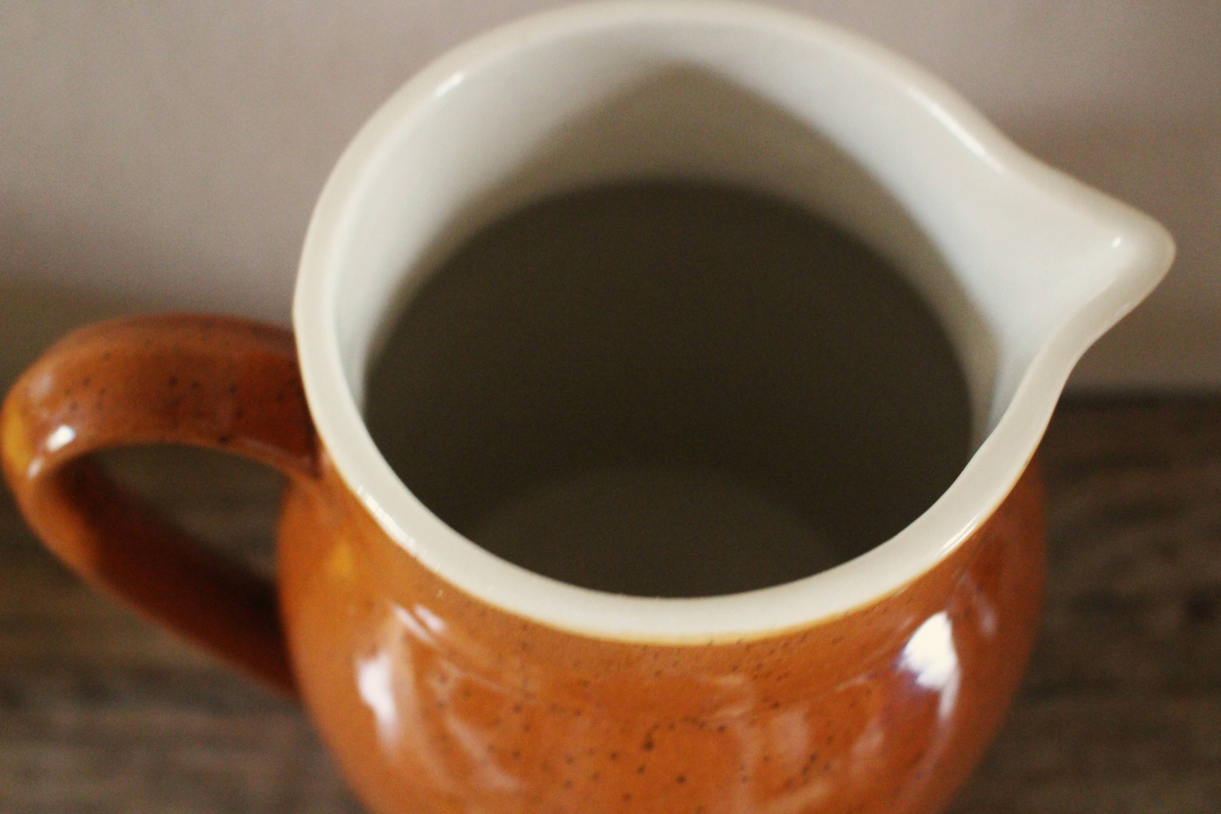 Speckled stoneware carafe/pitcher, Digoin