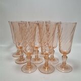 9 vintage Rosaline flutes