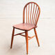 Série de 4 chaises scandinaves à dossier baton 1960