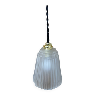 Small antique Art Deco pendant light