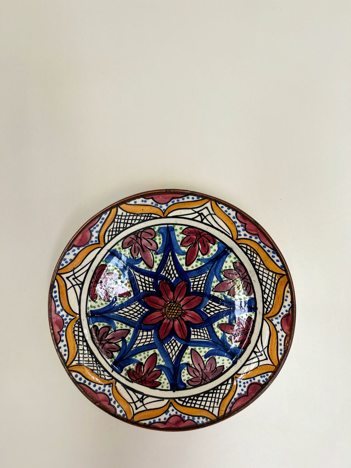 Spanish ceramic plate