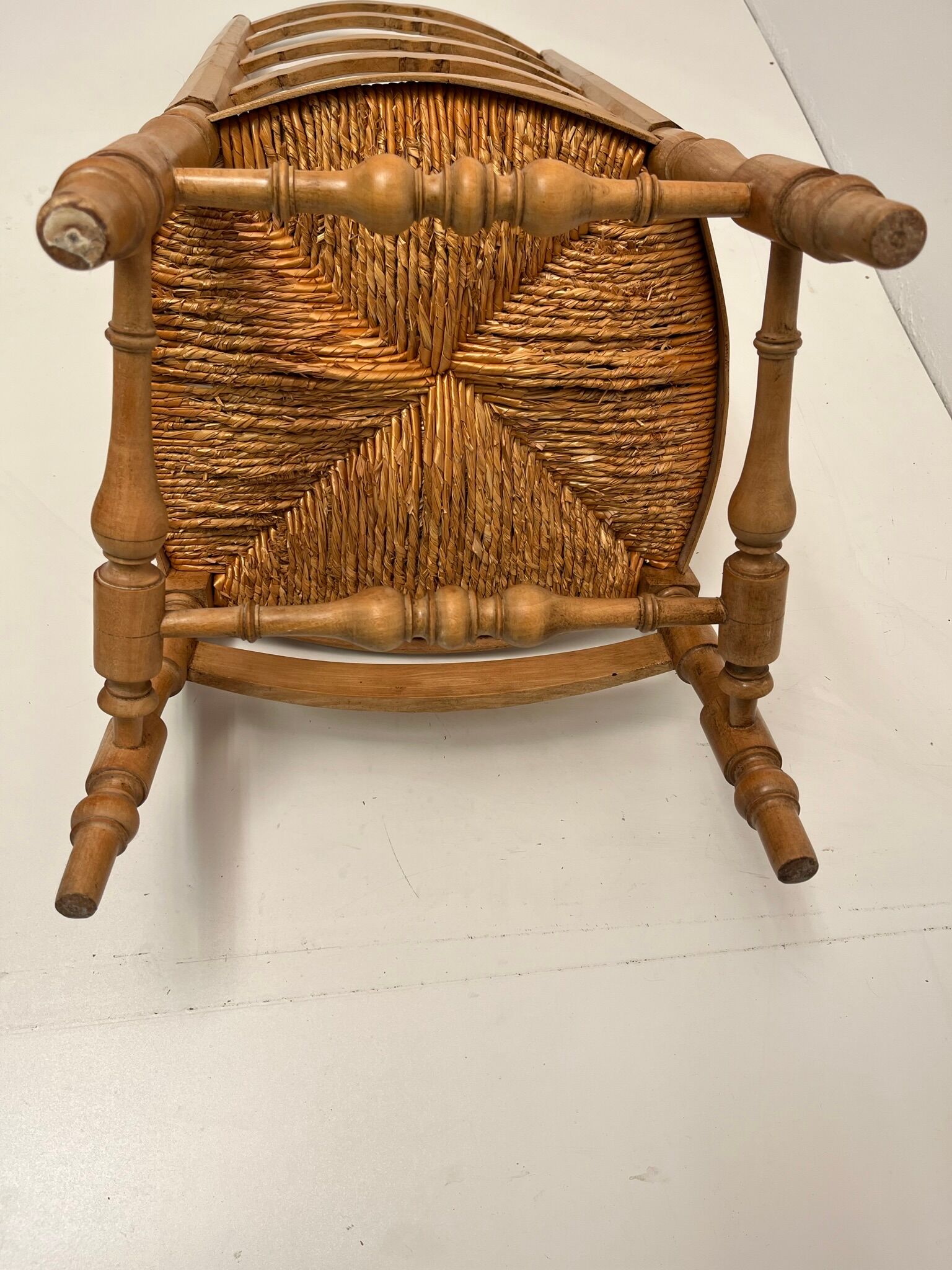 Vintage mulched nurse chair