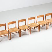 Hans Wegner model CH36 dining chairs in oak Carl Hansen & Son Denmark 1970