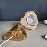 Antique table lamp with switch on the base