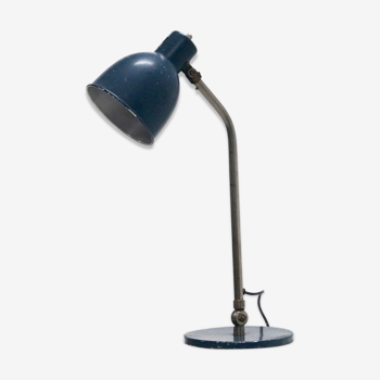 Industrial Patinated Metal Desk Lamp 1950s