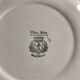 Vintage ceramic plate Salins France