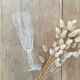 Champagne flutes "sun"
