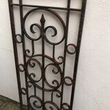 Wrought iron door grille