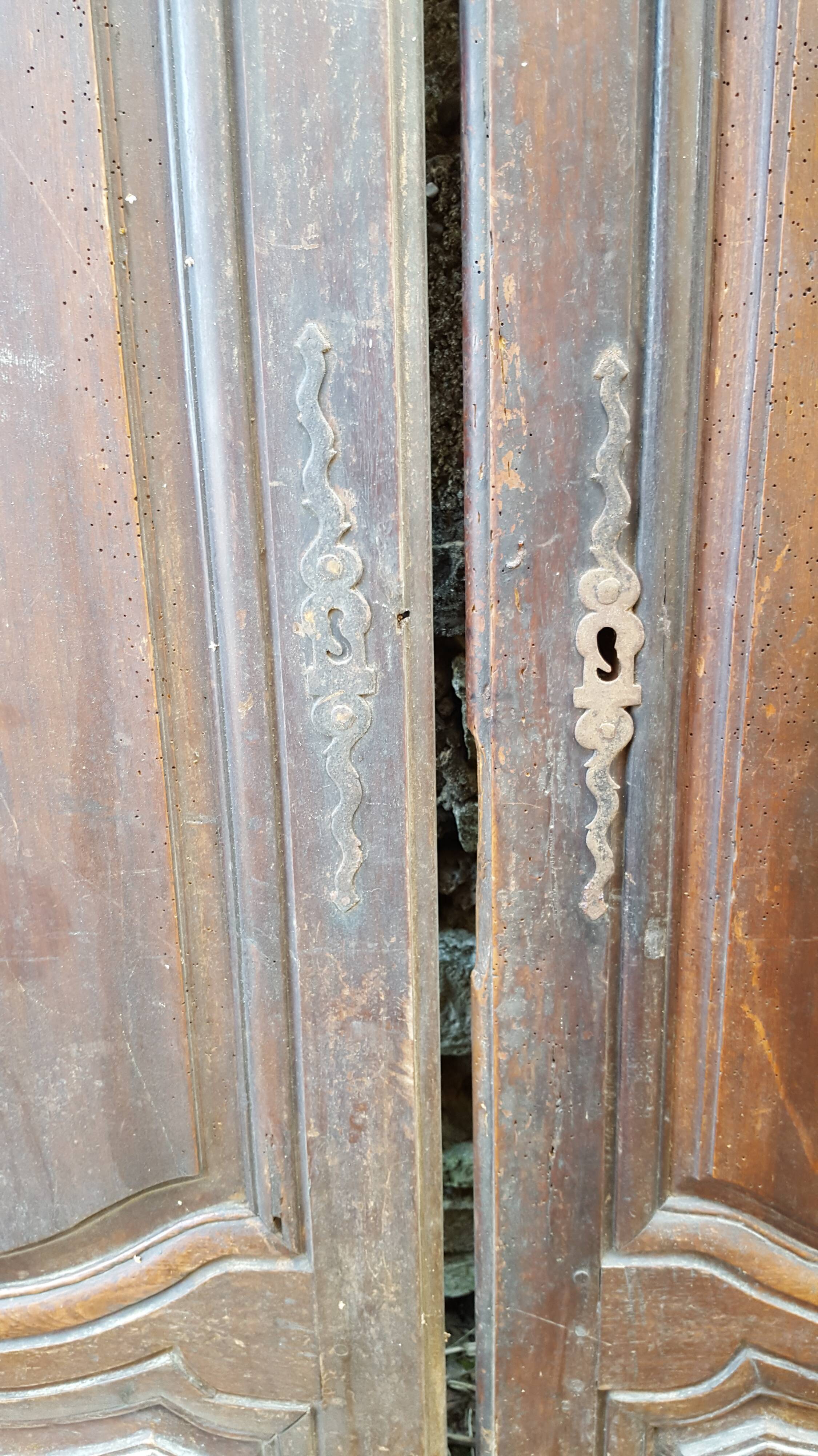Pair of 18th/19th century old doors