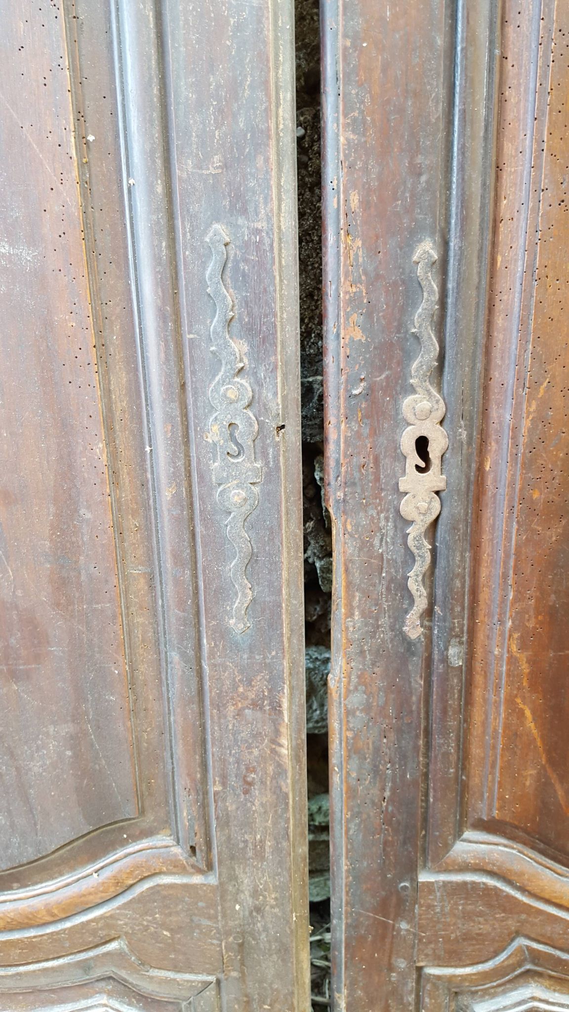 Pair of 18th/19th century old doors