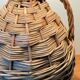 Vintage rattan Dame Jeanne lamp
