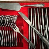 Amefa 24-piece stainless steel dessert cutlery box/case