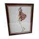 Framed drawing