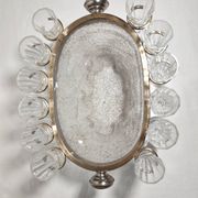 Seau à glace en verre avec douze coupes. Espagne, années 1950.