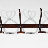 Cloakroom Coat Rack in Curved Beech, J&J Kohn – Early 20th Century
