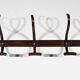 Cloakroom Coat Rack in Curved Beech, J&J Kohn – Early 20th Century