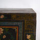 Coffre ancien peint en bois de pin – Chine, vers 1900