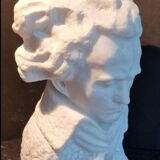 Carrara marble Beethoven bust
