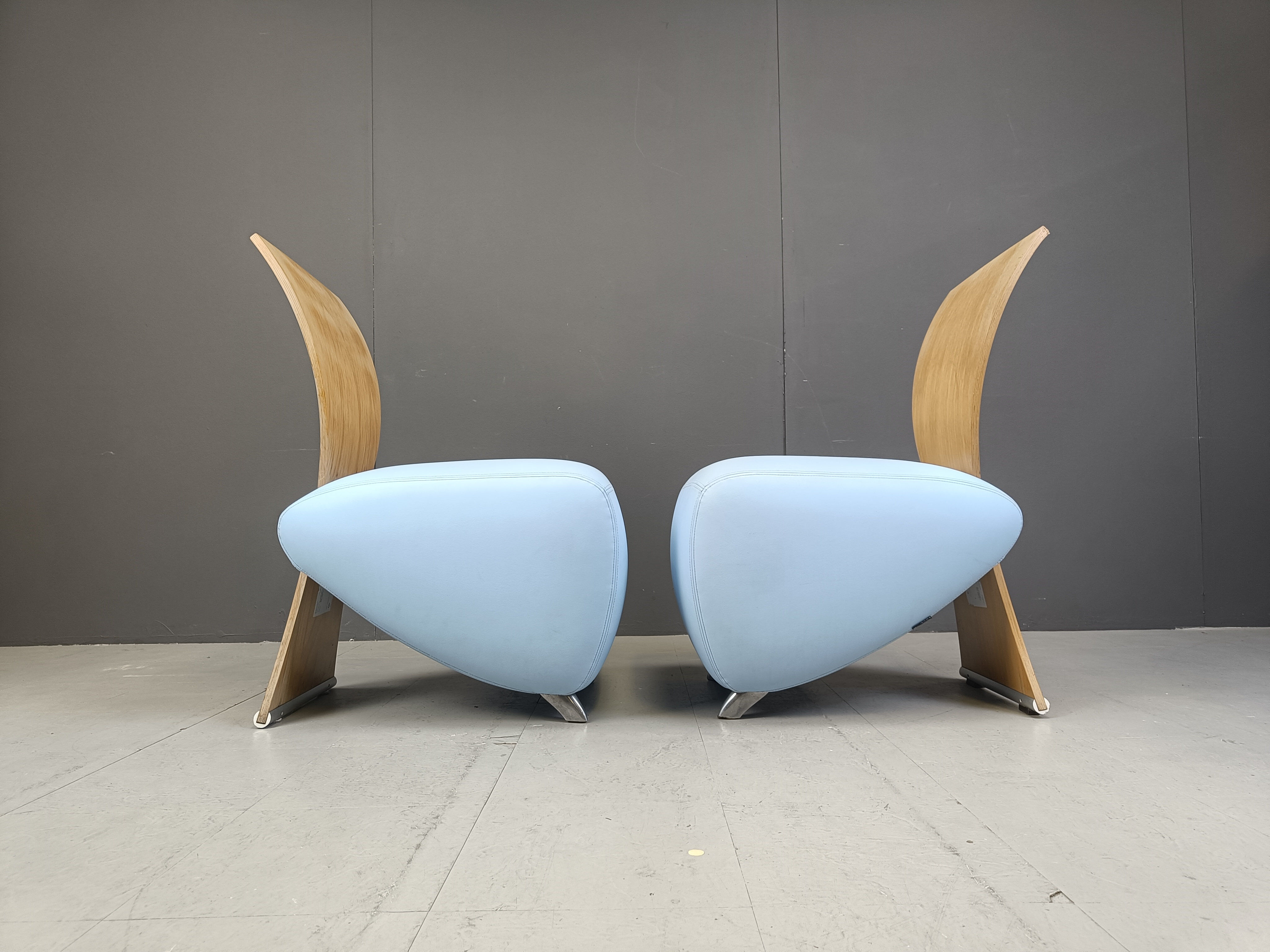 Pair of Bobo lounge chairs by Dietmar Scharping for Dauphin, 2000s