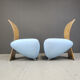 Pair of Bobo lounge chairs by Dietmar Scharping for Dauphin, 2000s