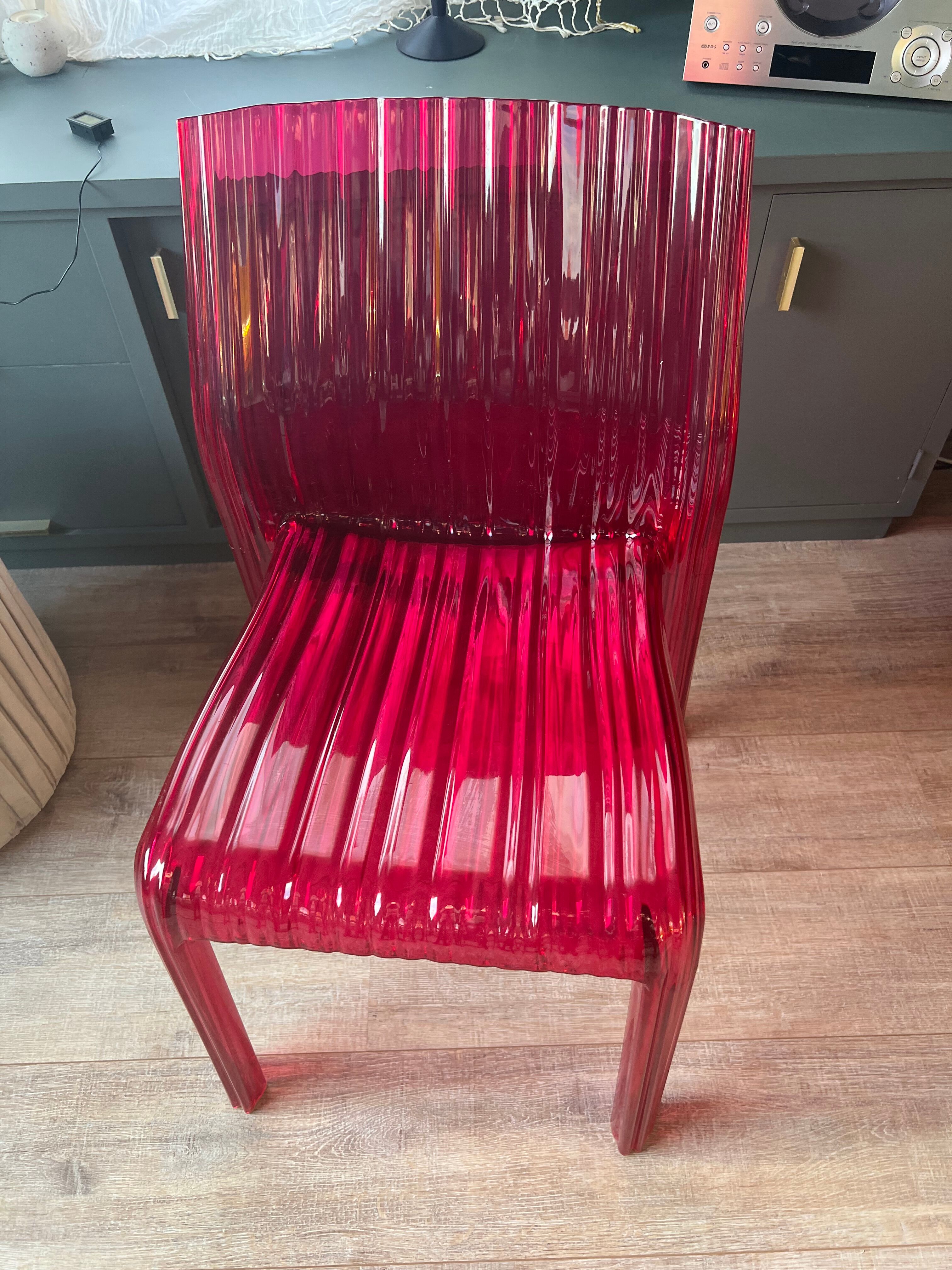 4 chaises Frilly Kartell par Patricia Urquiola Selency