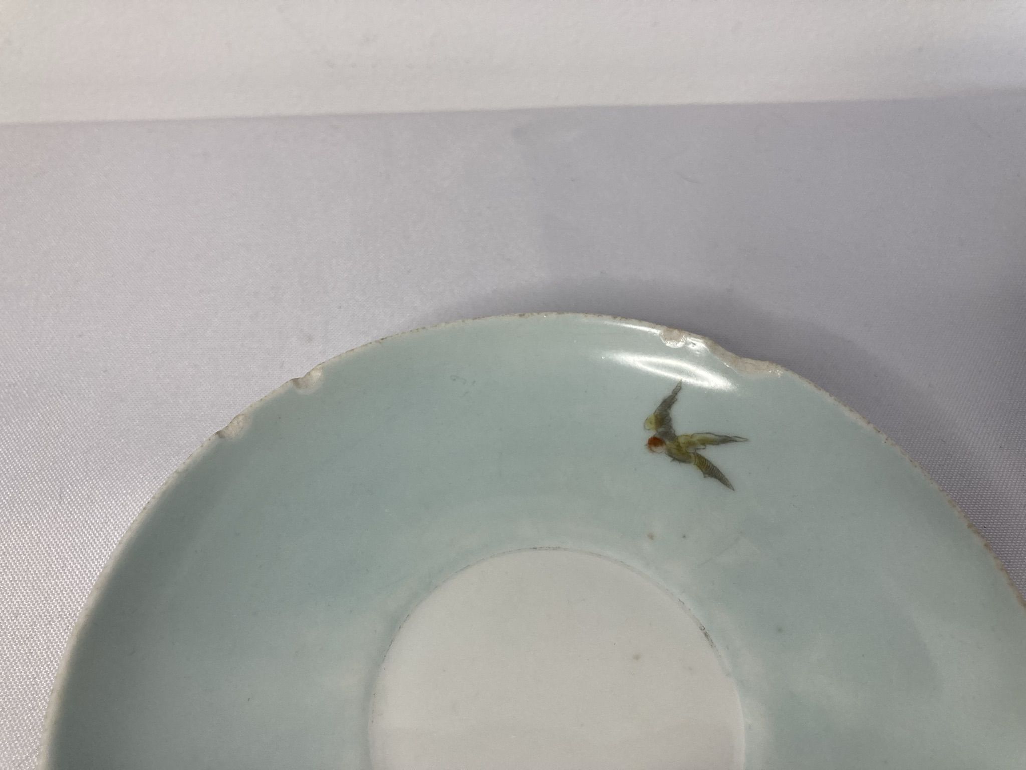 2208380 Small teapot Chinese porcelain and its cut early twentieth century