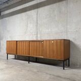 Buffet enfilade XXL teck Paolozzi Monopoly vintage années 60