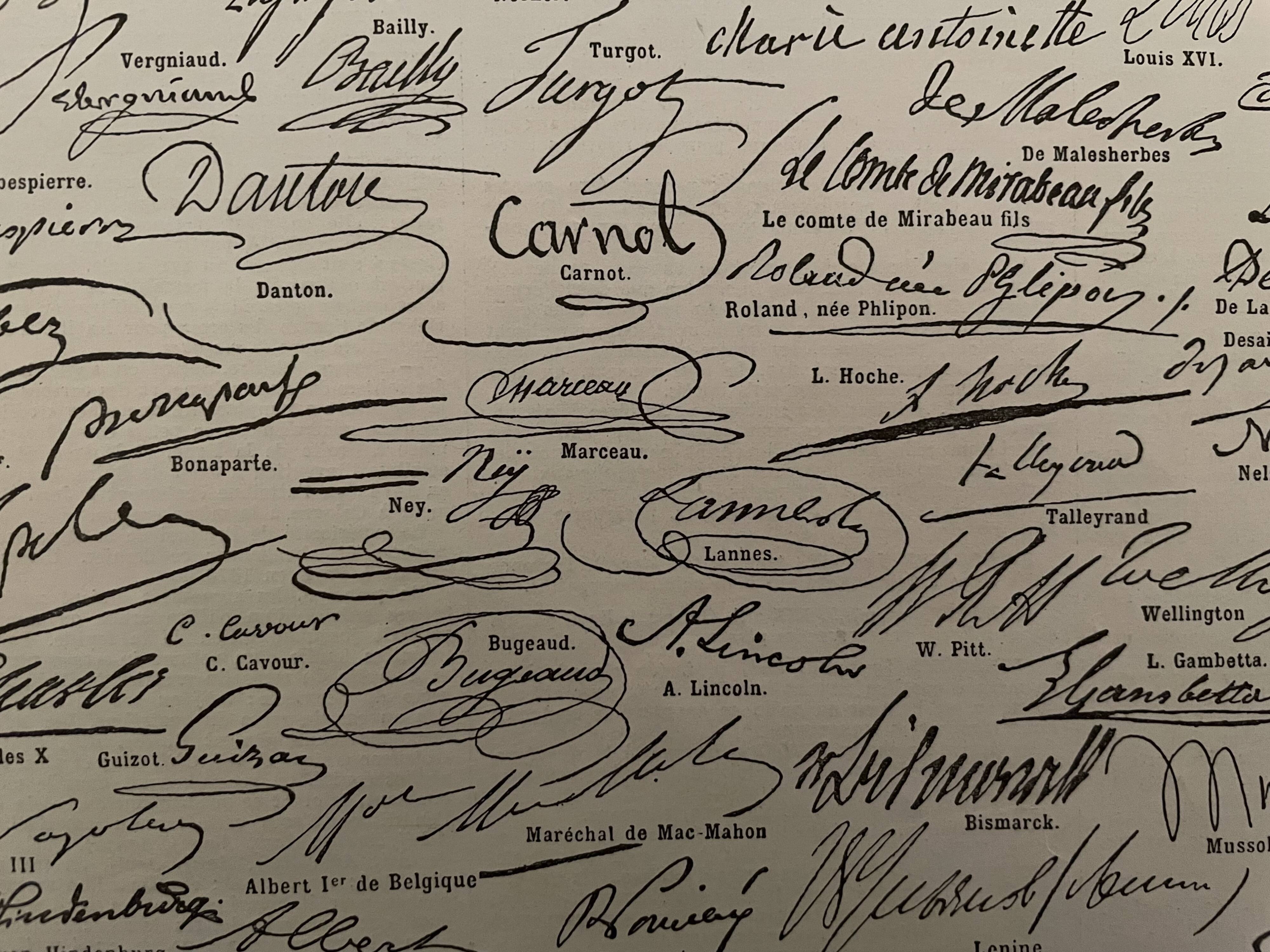 Lithograph engraving on the signatures of 1928 (sovereigns)