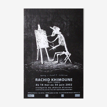 Rachid khimoune poster château d'auvers 2002