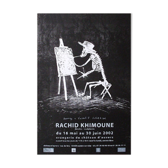 Rachid khimoune poster château d'auvers 2002