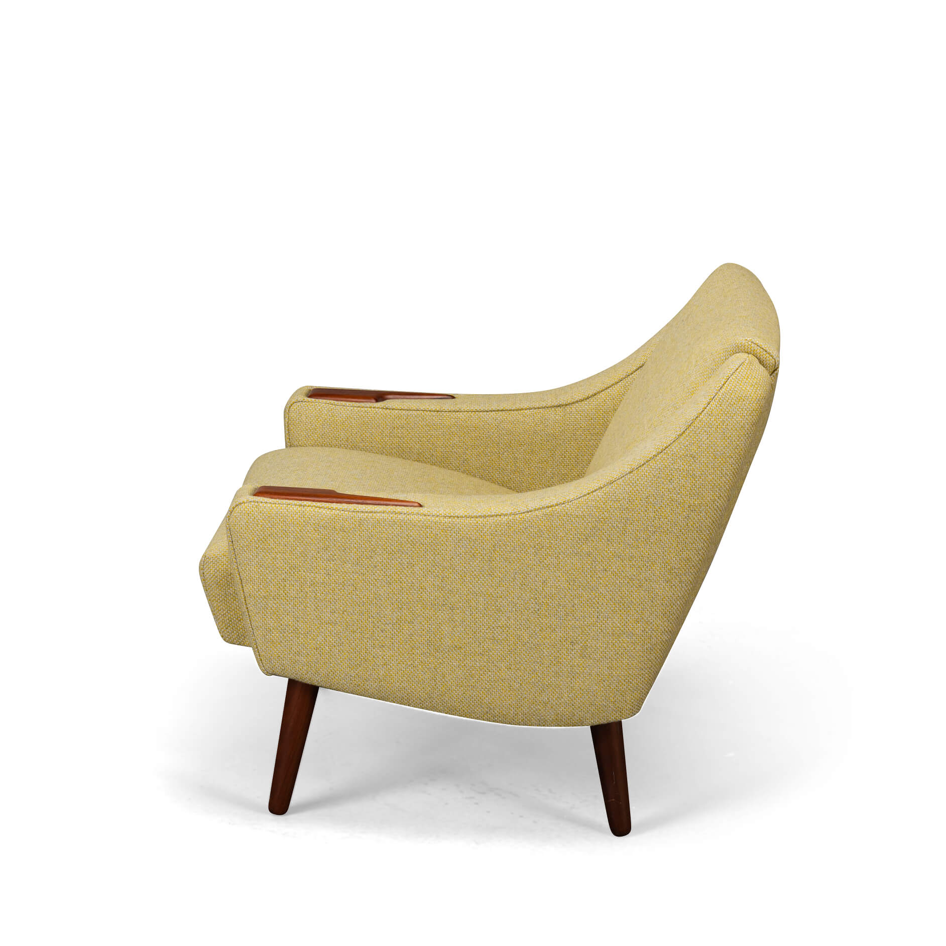 Reupholstered Vintage Armchair by Johannes Andersen, 1960s