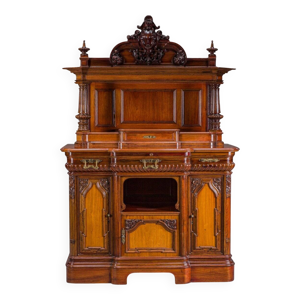 buffet néo-baroque allemand - noyer