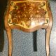 Curved commodus, tomb, Louis XV style, in marquetry, 3 drawers