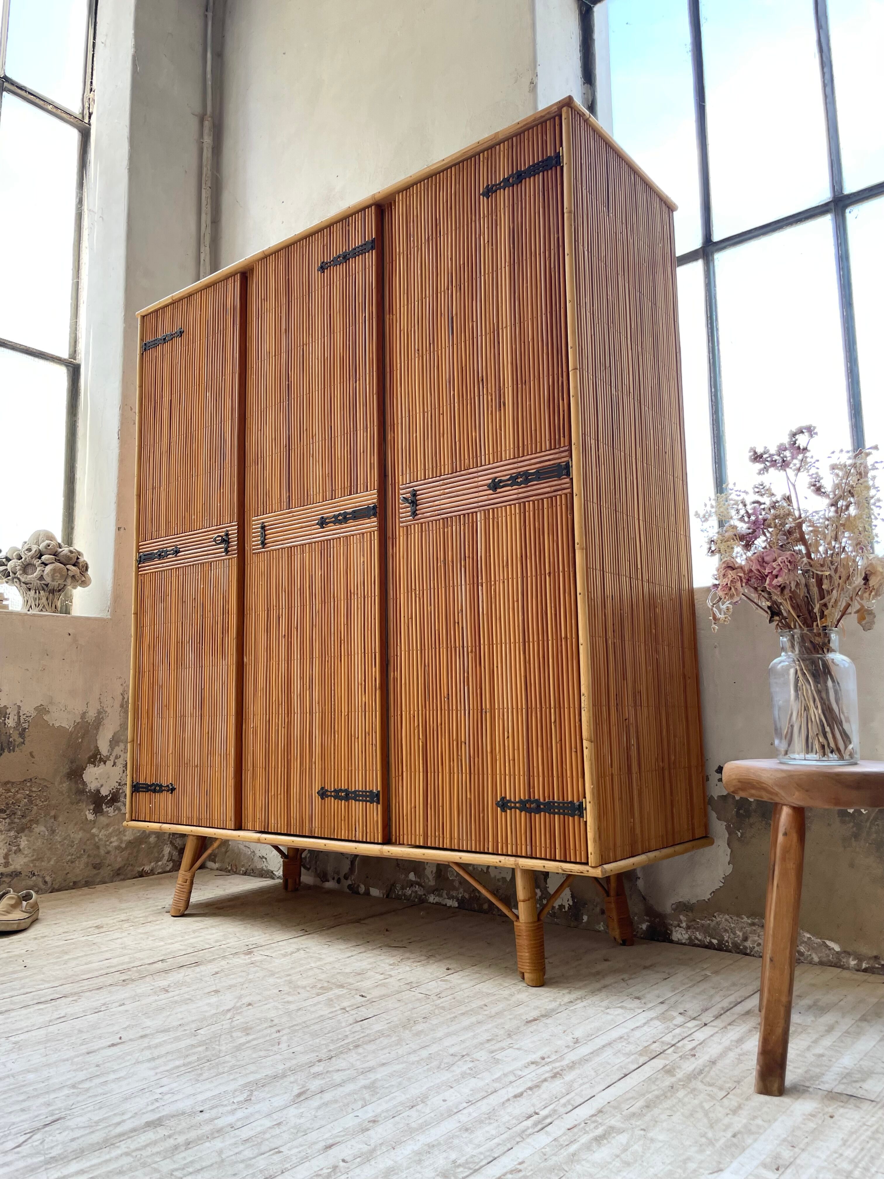 Rattan cabinet