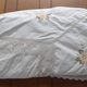 Rectangular tablecloth white cotton, with embroidery yellow flowers 142 x 225 cm