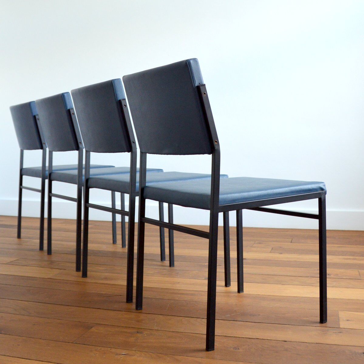Suite of 4 chairs by Gijs Van Der Sluis 1950s