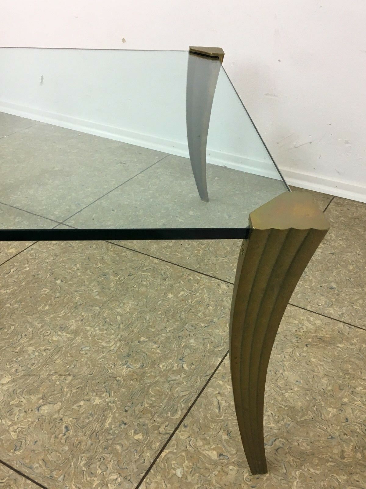 Bronze coffee table by Peter Ghyczy 60/70
