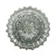 Crystal Ceiling Lamp, Wall Lamp RZB 32310 Floral Motif / Ice Glass, Germany