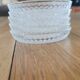 5 transparent glass coasters