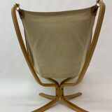Falcon leather armchair by Sigurd Ressel for Vatne Møbler 1970s